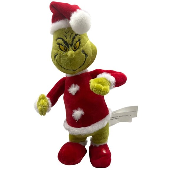 Gemmy Christmas Dr. Seuss 2001 How The Grinch Stole Christmas Plush Toy READ - Picture 1 of 7